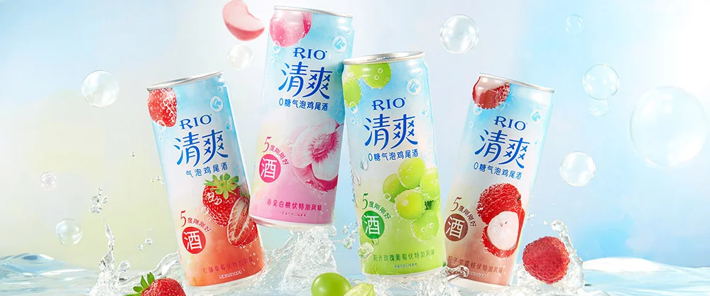 RIO ready-to-drink cocktail cans in a range of flavors
